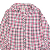 CARHARTT Womens Pink & Grey Check Shirt Long Sleeve Button Neck L
