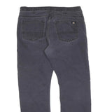 DICKIES Mens Cotton Black Regular Fit Straight Leg Trousers W38 L30 Workwear