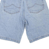UNIONBAY Mens Denim Blue Casual Shorts M W32 Cotton Blend Classic Fit