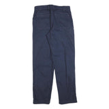 DULUTH Mens Cotton Navy Blue Regular Fit Straight Leg Trousers W34 L34 Workwear