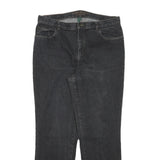 LAUREN RALPH LAUREN Womens Jeans Black Regular Straight Denim Medium W36 L30