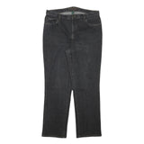 LAUREN RALPH LAUREN Womens Jeans Black Regular Straight Denim Medium W36 L30