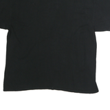 MAJESTIC Mens Black Raiders Graphic T-Shirt M Short Sleeve Crew Neck Cotton