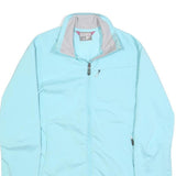 SALOMON Womens Blue Jacket M Polyester Blend Plain Zip Outdoor Sportswear