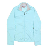 SALOMON Womens Blue Jacket M Polyester Blend Plain Zip Outdoor Sportswear