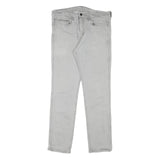 LEVI'S 511 Mens Jeans Grey Slim Skinny Denim W32 L30 Classic Zip Fastening