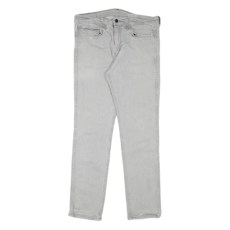 LEVI'S 511 Mens Jeans Grey Slim Skinny Denim W32 L30 Classic Zip Fastening