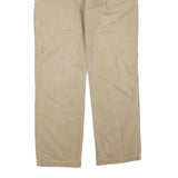 CARHARTT Mens Cotton Blend Beige Workwear Regular Fit Trousers W38 L32 Casual