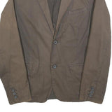 GAP Mens Brown Button Jacket XS Cotton Blend Classic Casual Smart