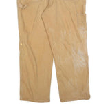 DICKIES Mens Regular Fit Beige Denim W40 L30 Carpenter Work Jeans Zip Closure