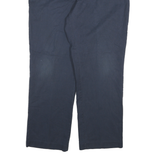 DICKIES Mens Regular Fit Navy Blue Workwear Cotton Blend Trousers W38 L30