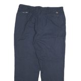 DICKIES Mens Regular Fit Navy Blue Workwear Cotton Blend Trousers W38 L30