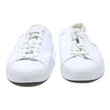 POLO RALPH LAUREN Men's Leather Low Top Trainers White UK 8 Casual Footwear