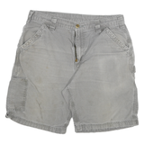 CARHARTT Mens Shorts Grey Casual Cotton Blend Size L W32 Utility Workwear