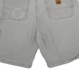 CARHARTT Mens Shorts Grey Casual Cotton Blend Size L W32 Utility Workwear