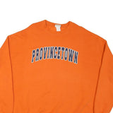LEE Mens Orange Provincetown Crew Neck 2XL Cotton Blend Sweatshirt Casual