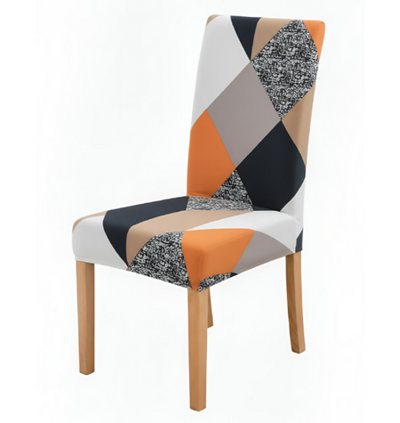 Anyseat Multi Color Geometric Pattern Print Elastic Chair Cover – Plain Dining Slipcover & Home Décor