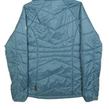 JACK WOLFSKIN Womens Blue Jacket S Polyester Quilted Hooded Lightweight Outdoor