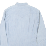 LEVI'S Mens Blue Button Down Shirt L Casual Cotton Blend Classic Fit