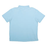 CHAPS Mens Blue Polo Shirt XL Cotton Basic Short Sleeve Casual Classic