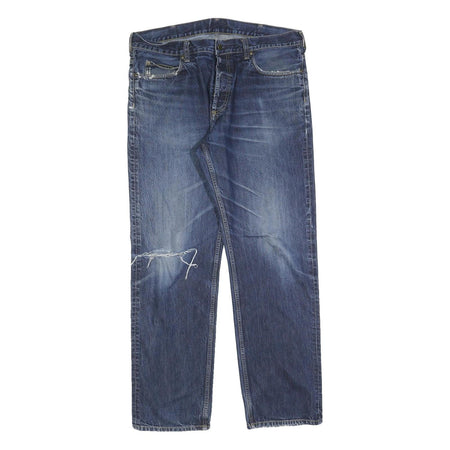 CARHARTT Mens Relaxed Blue Denim Fair W34 L32 Workwear Utility Casual Jeans