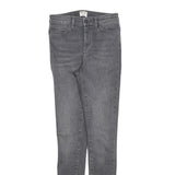 MUSTANG Womens Slim Grey Denim Skinny Jeans Cotton Blend W25 L30 Classic Zip