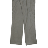 DICKIES Mens Olive Cotton Blend Regular Straight Leg Trousers W32 L34 Workwear