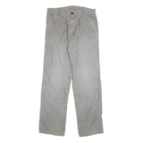 CARHARTT Mens Relaxed Beige Cotton Blend Straight Leg Trousers W34 L33 Workwear