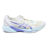 ASICS Sky Elite FF Mens Lace-Up Trainers White & Lilac Polyester UK 9.5 Sports