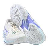 ASICS Sky Elite FF Mens Lace-Up Trainers White & Lilac Polyester UK 9.5 Sports