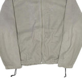WOOLRICH Mens Grey XL Zip Up Fleece Jacket Casual Regular Fit Outdoor Warm