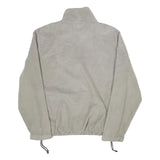 WOOLRICH Mens Grey XL Zip Up Fleece Jacket Casual Regular Fit Outdoor Warm