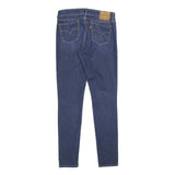 LEVI'S 711 Skinny Womens Jeans Blue Slim Denim Medium W28 L30 Stretch Zip