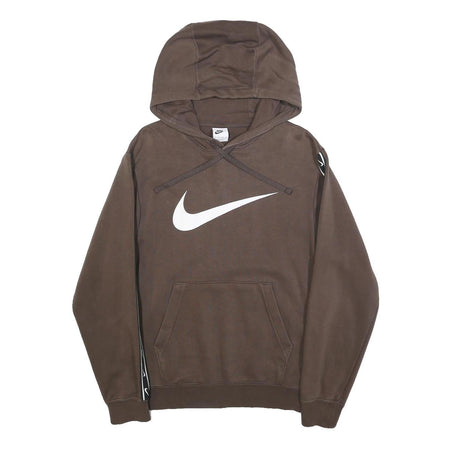 NIKE Mens Brown Hoodie XS Cotton Blend Pullover Hooded Sweatshirt