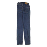 LEVI'S Womens Slim Blue Denim Jeans W22 L30 Classic Zip Pocket Detail