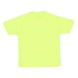 Mens Yellow Graphic T-Shirt M Short Sleeve Crew Neck Casual Sporty