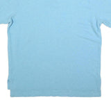 POLO RALPH LAUREN Mens Light Blue Short Sleeve Plain XL Classic Fit Cotton Blend
