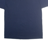 RUSSELL ATHLETIC Mens Blue Kids Helping Kids Graphic T-Shirt L Short Sleeve Crew