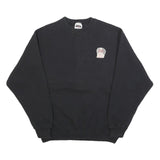 TULTEX Mens Black Cotton Blend Crew Neck M World Class Racing Sweatshirt