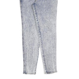 NIX Womens Jeans Blue Slim Skinny Denim Light W26 L29 Acid Wash Zip