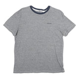 CALVIN KLEIN Mens Blue Crew Neck Short Sleeve Cotton T-Shirt M Casual