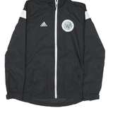 ADIDAS Mens Black & White Westfield Cross Country Track Jacket XS Polyester