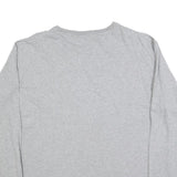 NAUTICA Mens Grey Long Sleeve Crew Neck Cotton Blend T-Shirt XL Casual