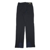 HUGO BOSS Womens Polyester Blend Black Regular Fit Straight Trousers W26 L33
