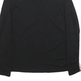 DKNY Womens Black Modern Long Sleeve Crew Neck T-Shirt M Cotton Blend