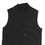 BRAHMA Mens Black Cotton Classic Zip Jacket M Plain Casual Durable Workwear