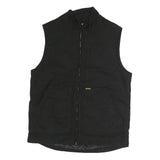 BRAHMA Mens Black Cotton Classic Zip Jacket M Plain Casual Durable Workwear