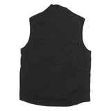 BRAHMA Mens Black Cotton Classic Zip Jacket M Plain Casual Durable Workwear