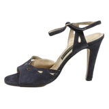 MARCOS Womens Strappy Platform Heels Leather Black UK 6 Comfortable Stylish