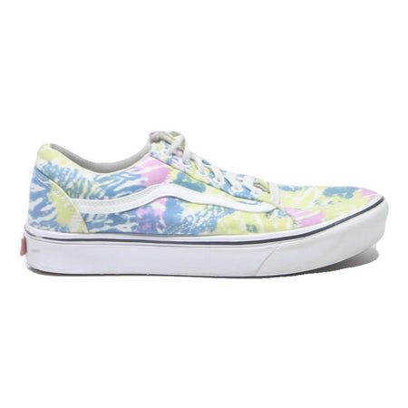 VANS Old Skool Womens Low Top Trainers Canvas UK 8.5 Tie Dye Pastel Casual